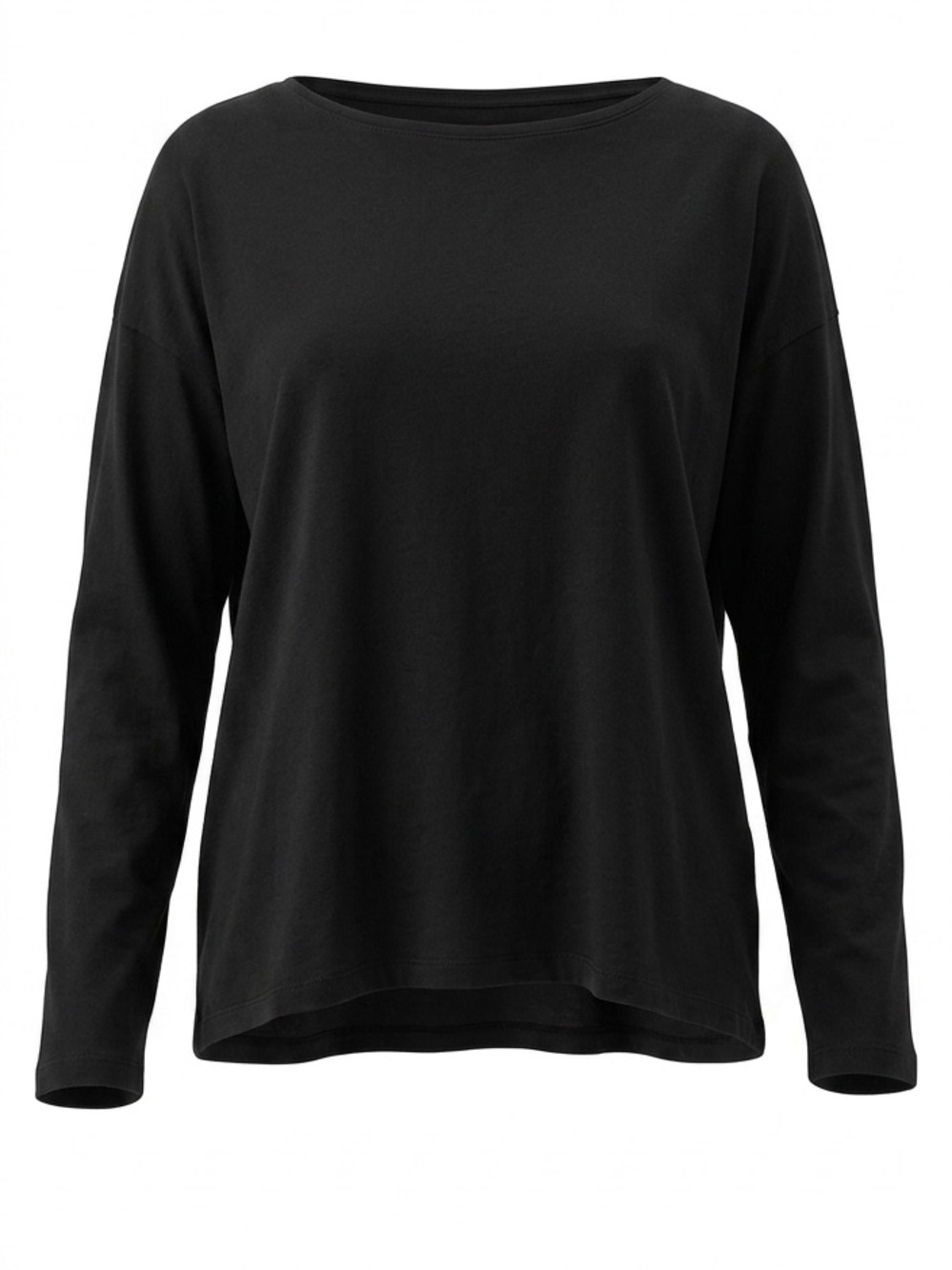 Lululemon Everyday Black Long-Sleeve Crew Neck Top Large - Picture 1 of 7